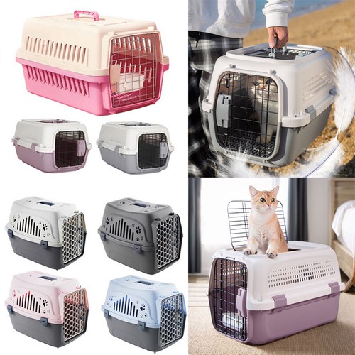 Portable plastic pet carrier - plastic,