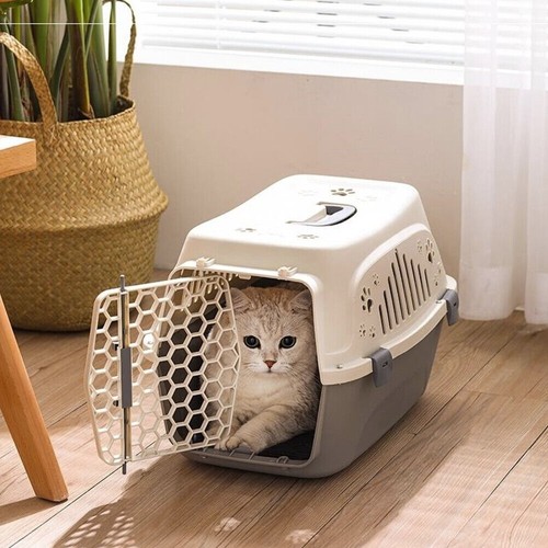 Large pet travel carrier - travel, cat