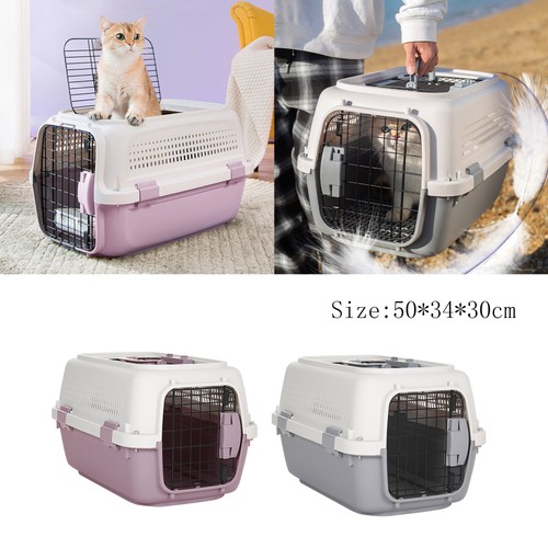 Large cat carrier box puppy - carrier,